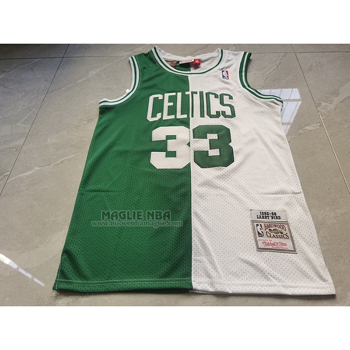 Maglia
 Larry Bird NO 33 Boston Celtics Mitchell & Ness Split 1985-86 Bianco
 Verde
